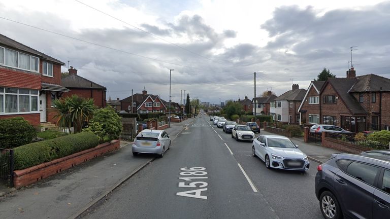 The boy collided with the ambulance on Langworth Road. Pic: Google Maps