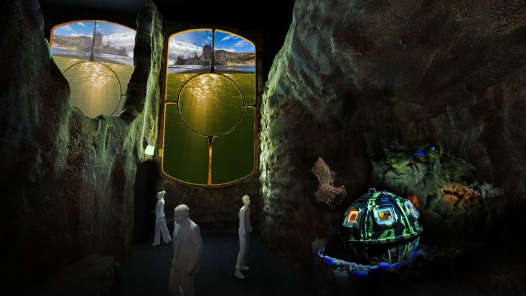 Visitors will be able to walk through 500 million years of history