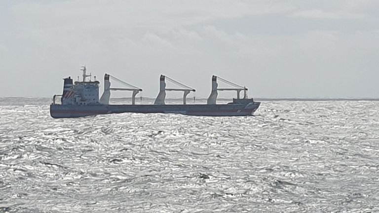 MV Nassauborg. Pic: Cam Cameron