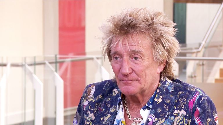 Musician Sir Rod Stewart