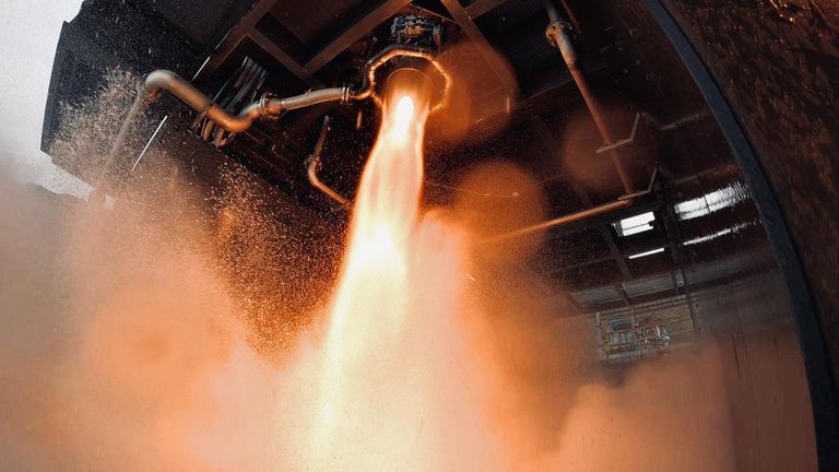 Skyrora is testing its new 3D-printed rocket engines. Pic: Skyrora
