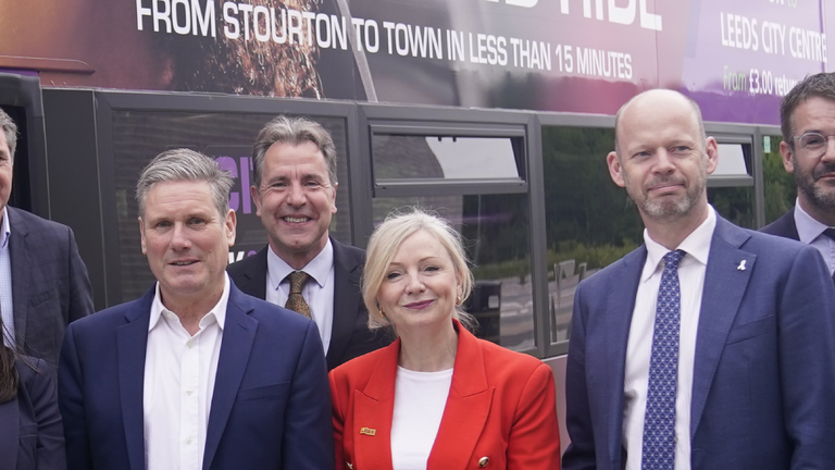 Sir Keir Starmer (left) with Jamie Driscoll (right)