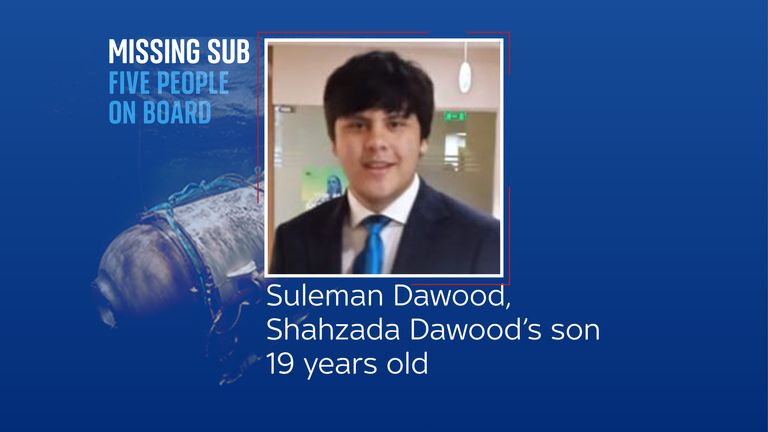 Suleman Dawood is on the missing Titan submersible 