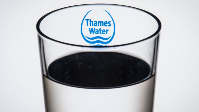 File photo dated 02/08/16 of the logo of water company Thames Water seen through a glass of water, as the Government is reportedly drawing up contingency plans for the emergency nationalisation of Thames Water as concerns grow over its mammoth £14 billion debt pile.