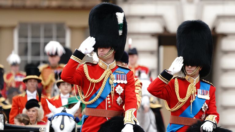 The Prince of Wales, the Duke of Edinburgh