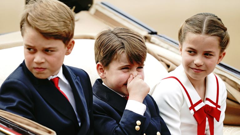 Trooping the colour