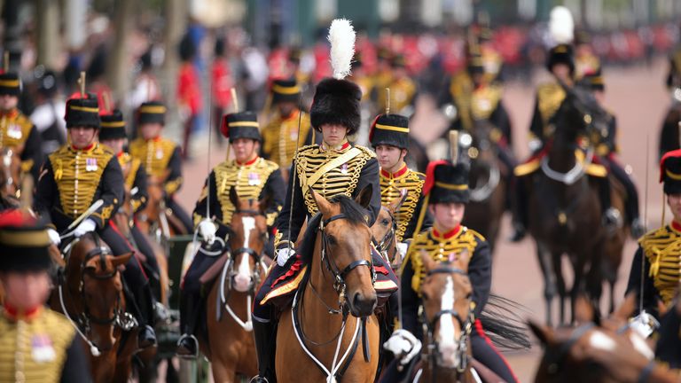Trooping the Colour. Pic: MoD