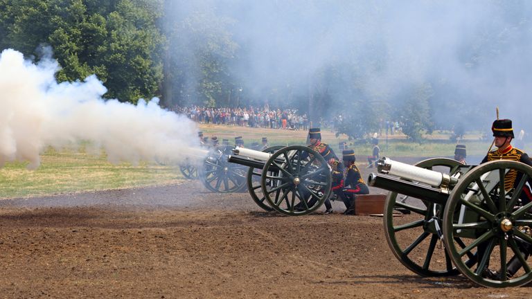 Trooping the Colour. Pic: MoD