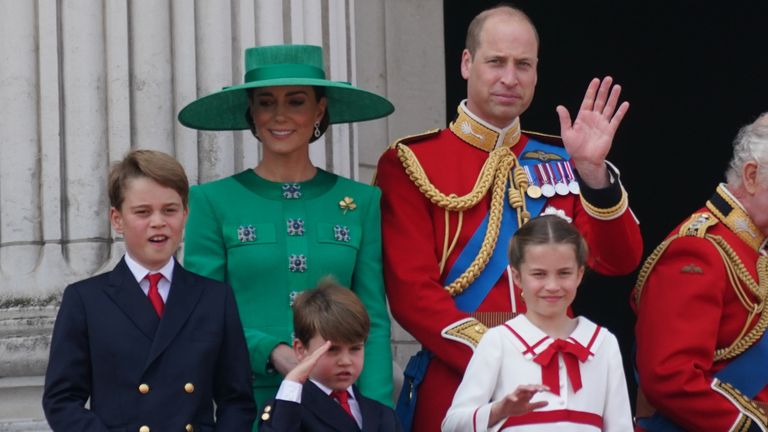 The many faces of Prince Louis at Trooping the Colour | UK News | Sky News