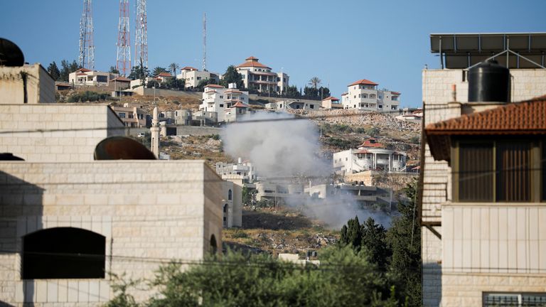 Israel&#39;s military said it had launched the raid on Jenin to detain Palestinians suspected of attacks