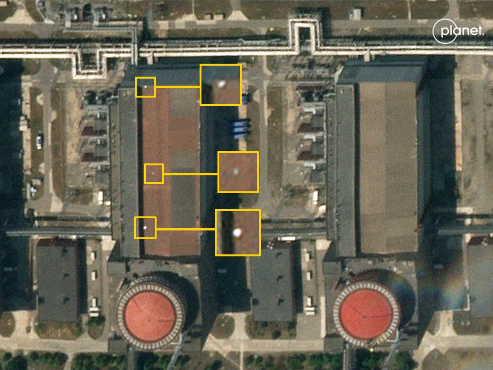 New Satellite Images Show Unidentifiable Shapes At Ukraine S