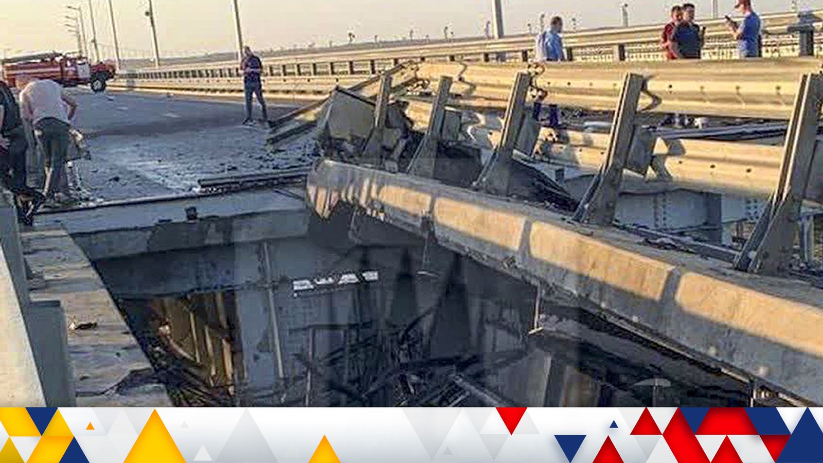 Последняя война в Украине: «чрезвычайная ситуация» на мосту, соединяющем Россию и Крым |  Мировые новости