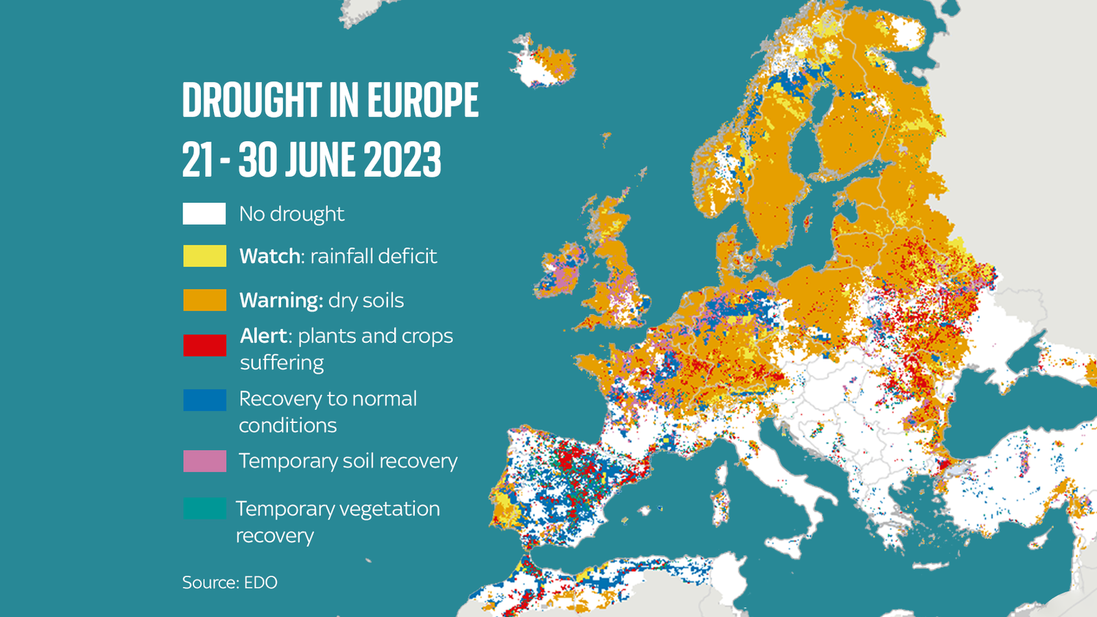 Drought parches nearly half of EU land stoking food production fears