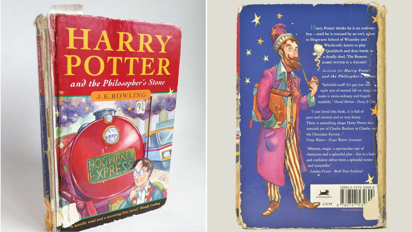 Harry Potter book bought for 30p sells for £10,500 at auction, UK News
