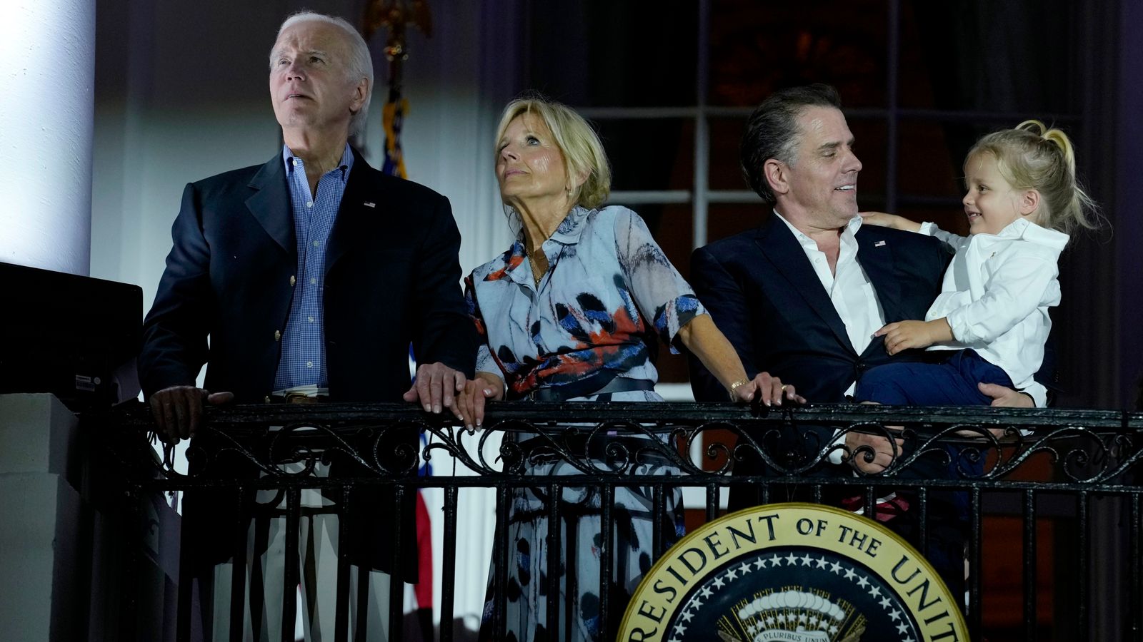 Joe Biden acknowledges Hunter Biden’s daughter Navy as seventh grandchild for first time