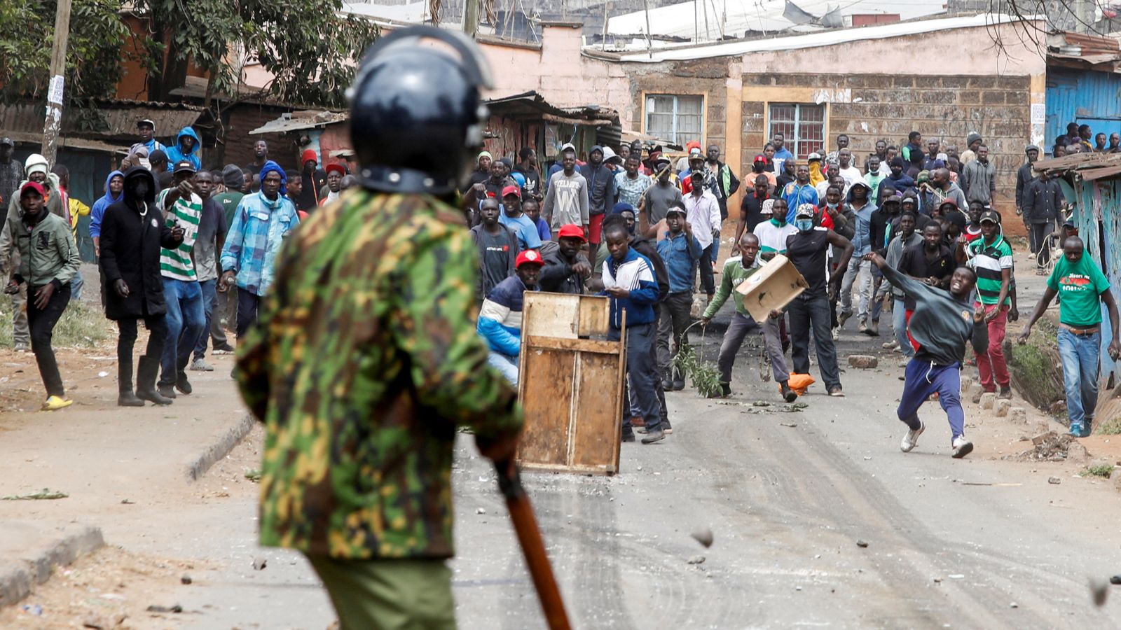 Kenya demonstrations At least 12 injured as police clash with costof