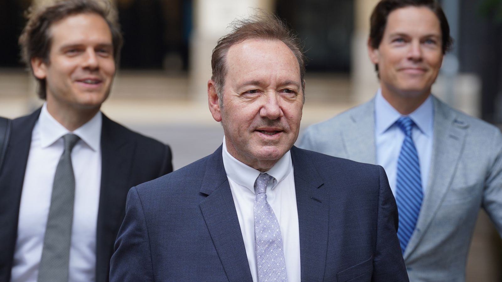 Kevin Spacey told man to 'be cool' as he kissed neck and grabbed him, court hears
