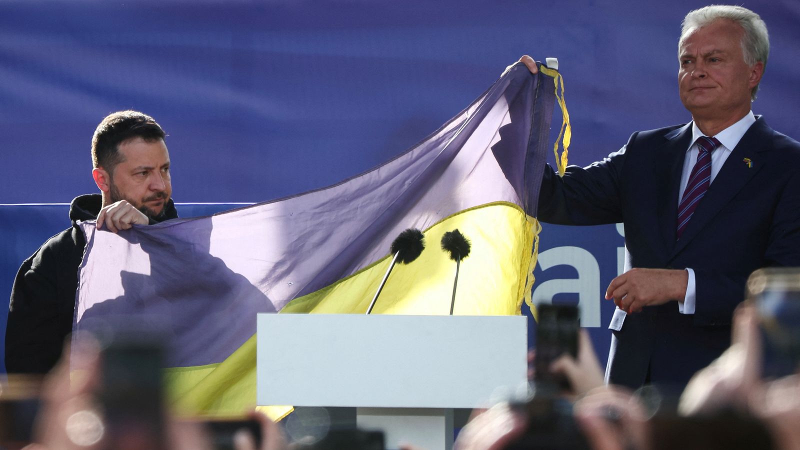 NATO summit: Rift emerges on last day over Ukraine’s future membership of navy alliance