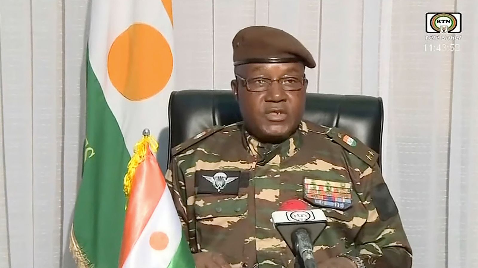 Niger coup: General Abdourahmane Tchiani declares himself new chief and asks for help