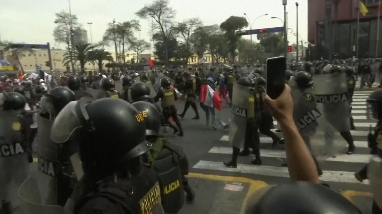 Peru: Police and protesters clash on Independence Day | World News ...