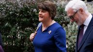  Arlene Foster, former first minister of Northern Ireland, arrives to give evidence to the UK Covid-19 Inquiry at Dorland House in London