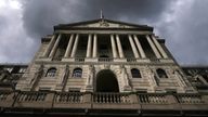 The Bank of England in the city of London                                                                                                                                                                                                                                          