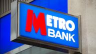A Metro Bank sign hangs above a branch window, Central London. PRESS ASSOCIATION Photo. Picture date: Saturday February 14, 2015. See PA story  . Photo credit should read: Laura Lean/PA Wire
