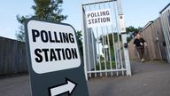 A person leaves a polling station during the by-election to choose the successor to Boris Johnson&#39;s seat in Britain&#39;s parliament in Uxbridge, Britain, July 20, 2023. REUTERS/Suzanne Plunkett..