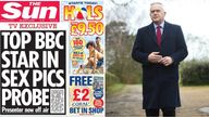 The Sun and Huw Edwards