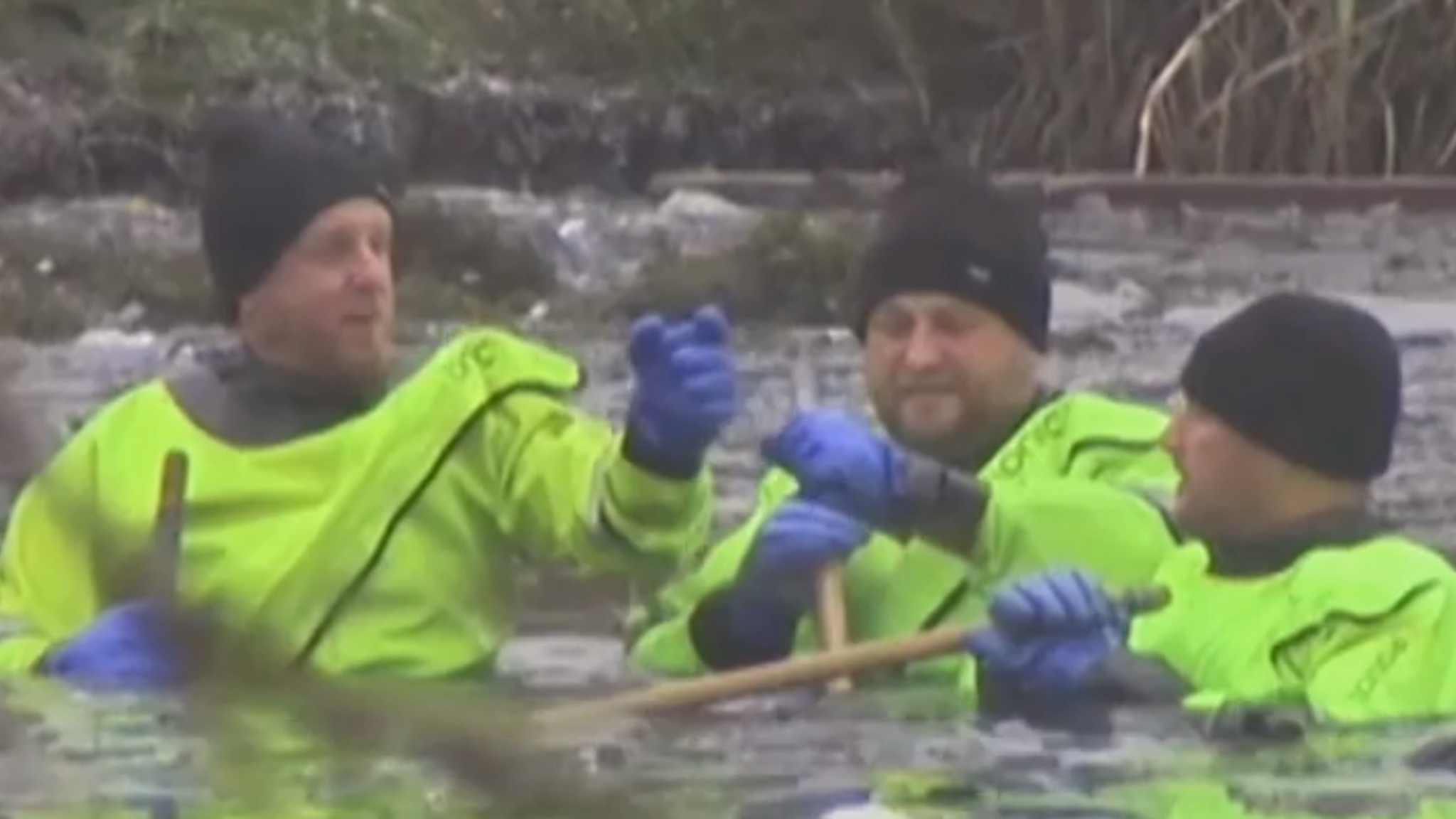 Police Bravery Awards: Officers who smashed ice to reach boys trapped ...