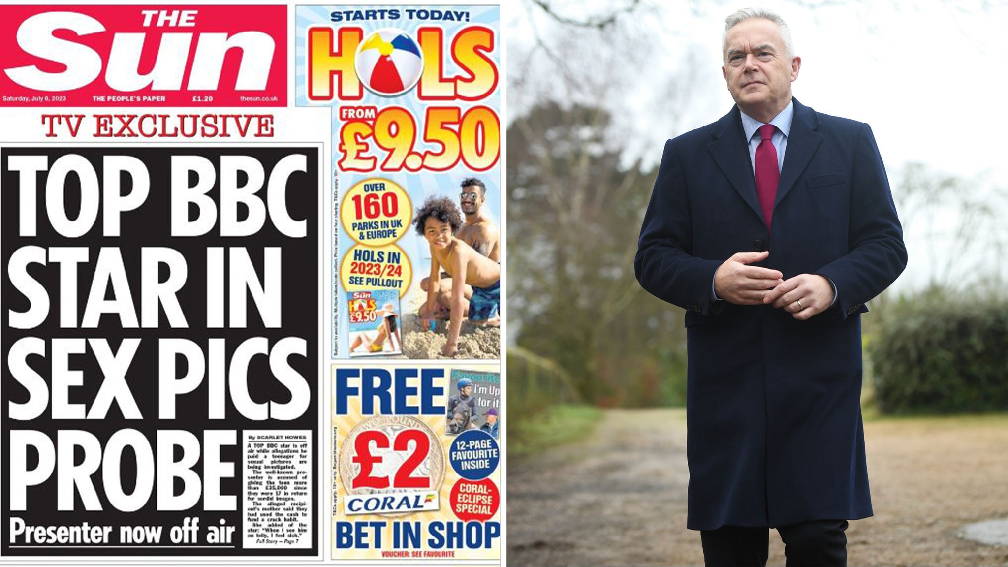 Huw Edwards Was The Sun right to publish allegations about BBC presenter? UK News Sky News picture