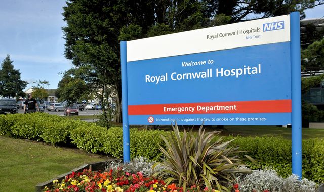 Man arrested after patient in her 60s dies in hospital in Cornwall - JACKfm