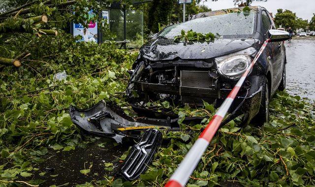 Two dead as Storm Poly hits Netherlands and 'code red' weather alert urges millions to stay indoors - Vimarsana News