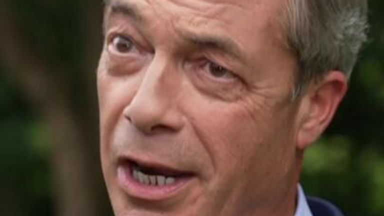 Nigel Farage on bank