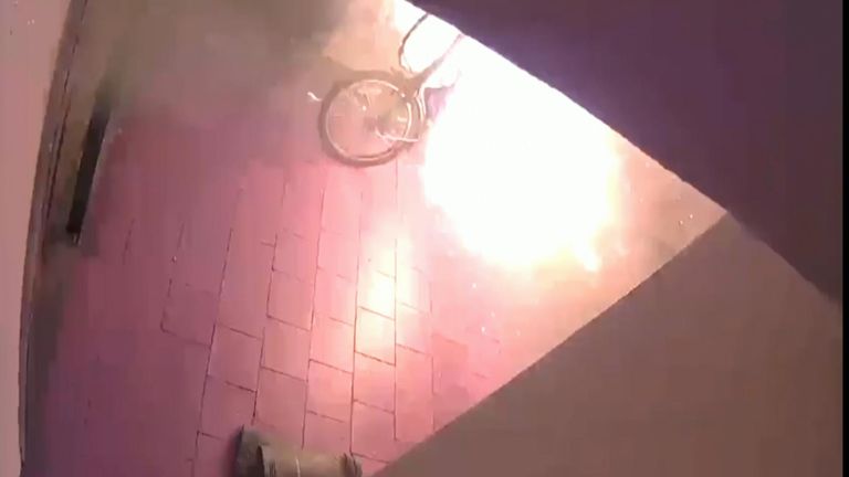 E-bike fire in London