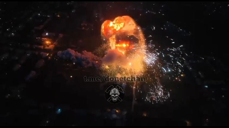 Ukraine strikes Russian position in Makiivka