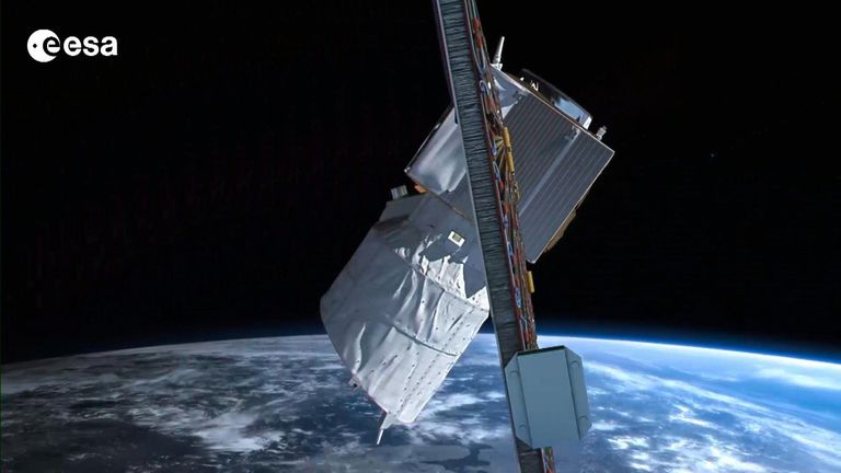 British-built satellite deliberately crashed into Atlantic in world first