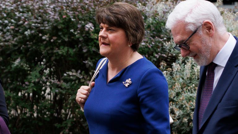 Baroness Foster was giving evidence to the inquiry as it sat in Belfast (file pic). Pic: PA