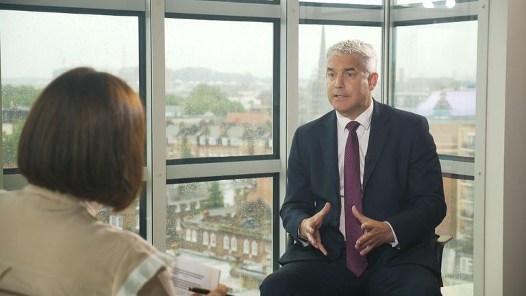 Beth Rigby interviews Health Secretary Steve Barclay