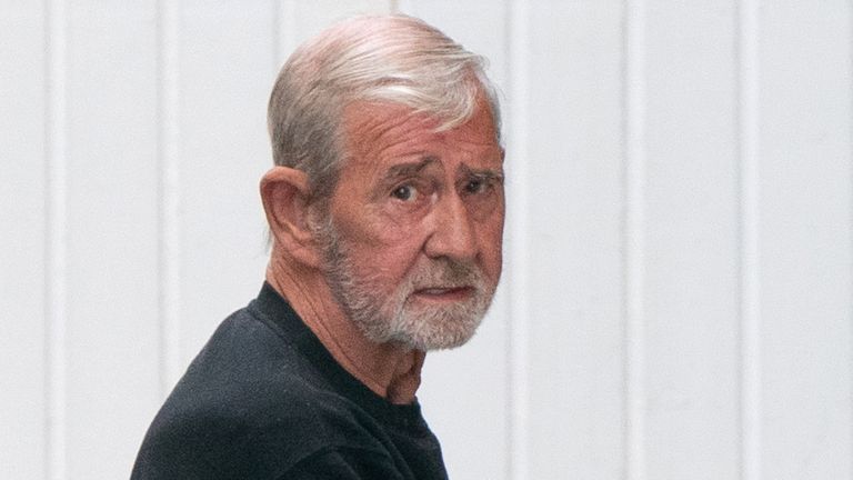 David Hunter arriving at court in Paphos. File pic