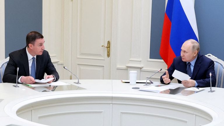 Putin could resign and potentially back a successor such as Agriculture Minister Dmitry Patrushev (left)