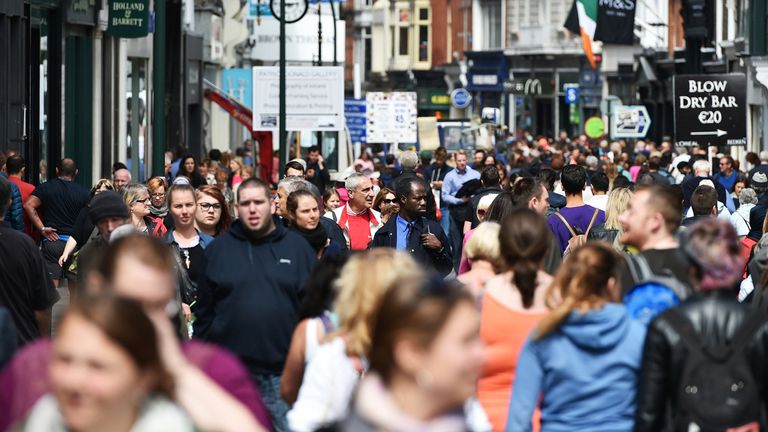 Dublin city centre. Pic: iStock 