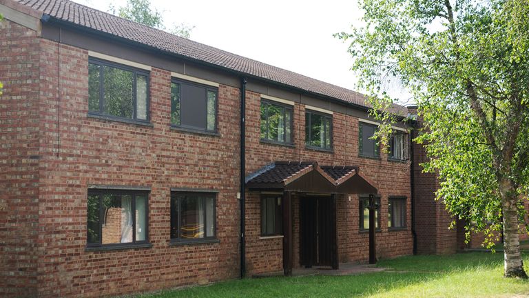 Embargoed to 1700 Wednesday July 12..A view of an accomodation block at the asylum accommodation centre at MDP Wethersfield in Essex, a 335-hectare airfield owned by the Ministry of Defence (MoD), where the Home Office plan to house adult male migrants at the UK&#39;s largest asylum accommodation centre. Picture date: Wednesday July 12, 2023. PA Photo. See PA story POLITICS Wethersfield. Photo credit should read: Joe Giddens/PA Wire