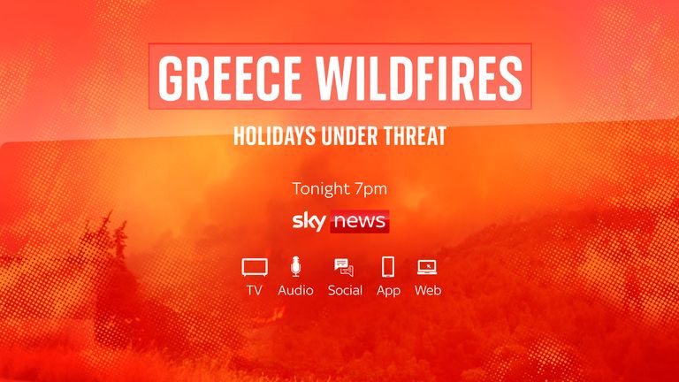 Greece wildfires