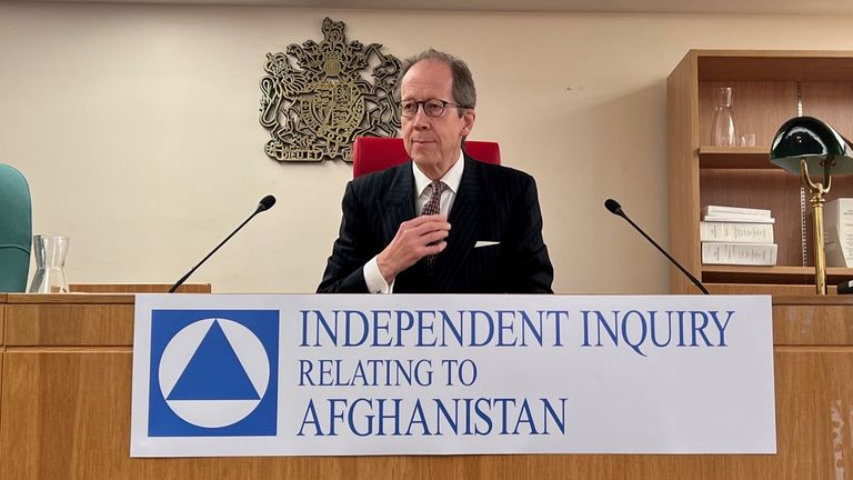 Lord Justice Haddon-Cave is chairing an inquiry  into potential war crimes committed by the UK in Afghanistan. Pic supplied by Sadiya Chowdhury