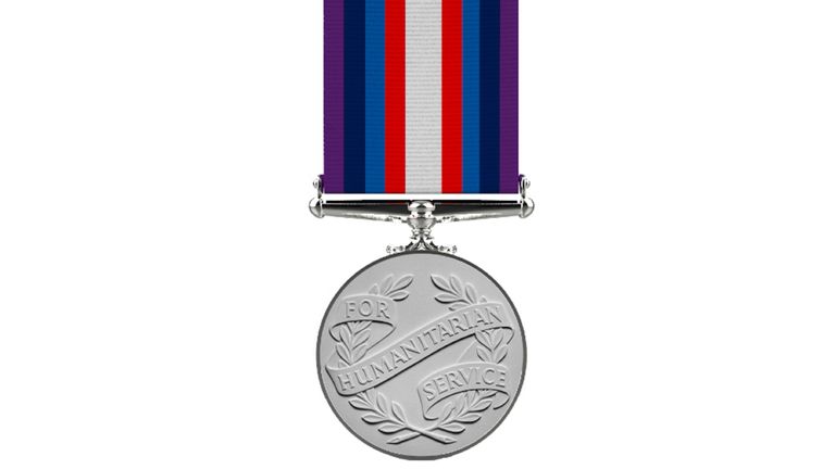The Humanitarian Medal.