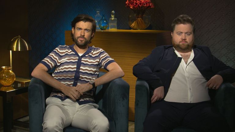 Jack Whitehall and Paul Walter Hauser for Apple TV+&#39;s The Afterparty