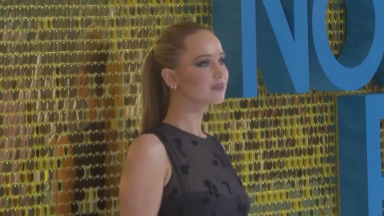 Jennifer Lawrence at No Hard Feelings premiere