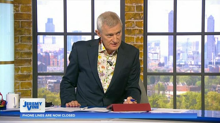 Jeremy Vine talks about the allegations concerning a BBC presenter &#39;whom he knows&#39;