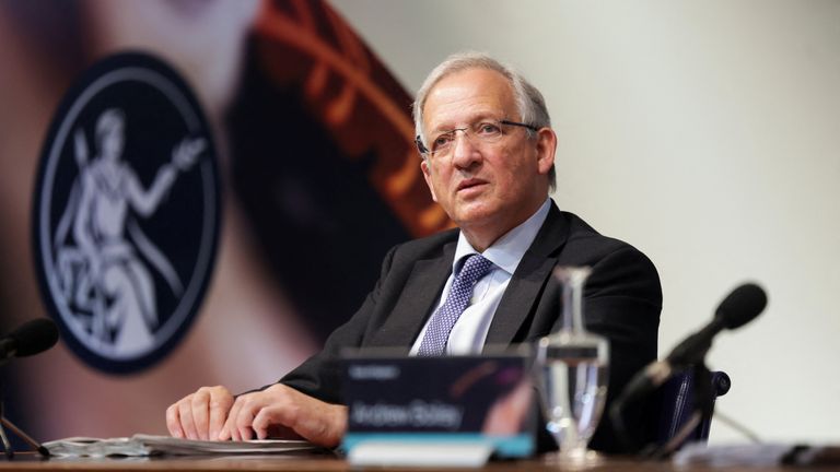 Sir Jon Cunliffe, Deputy Governor for financial stability at the Bank of England , during the Bank of England Monetary Policy Report Press Conference, at the Bank of England, London. Picture date: Wednesday July 12, 2023.